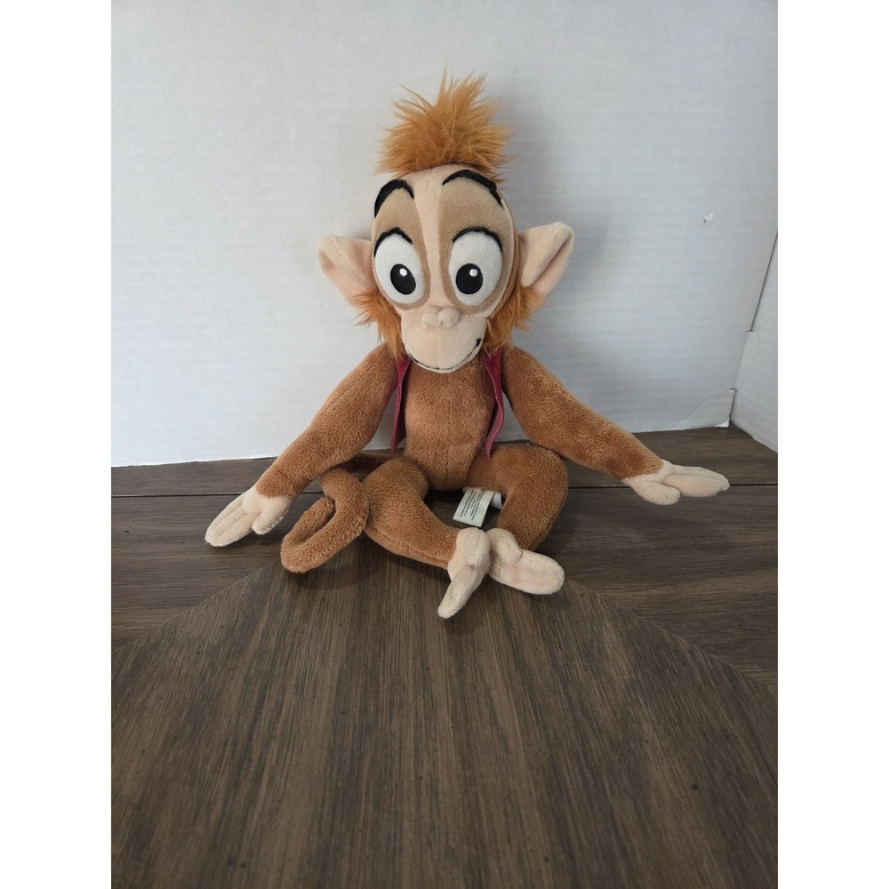 Disney Store Abu plush monkey from Disney's Aladdin, Posable